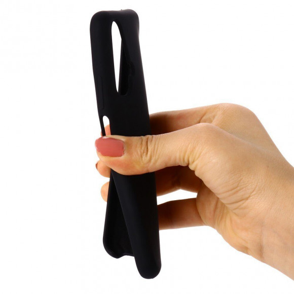 Силиконовый чехол Mobile Shell для Huawei nova 5T / Honor 20 (черный)