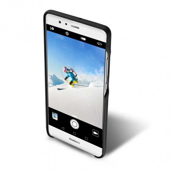 Кожаная накладка LENUO для Huawei P9 (черный) Кожаная накладка LENUO для Huawei P9 (черный)