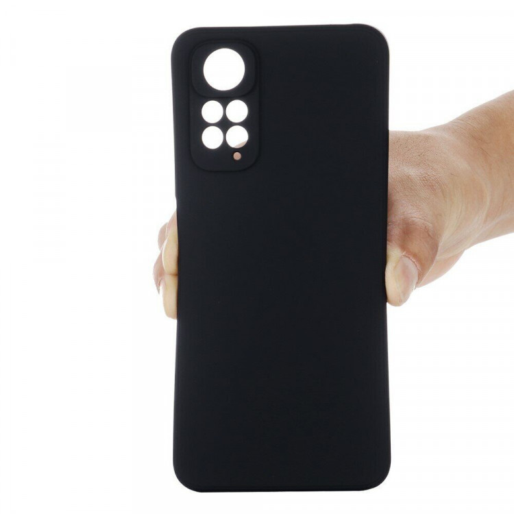 Силиконовый чехол Mobile Shell для Xiaomi Redmi Note 11 / Redmi Note 11S (черный)