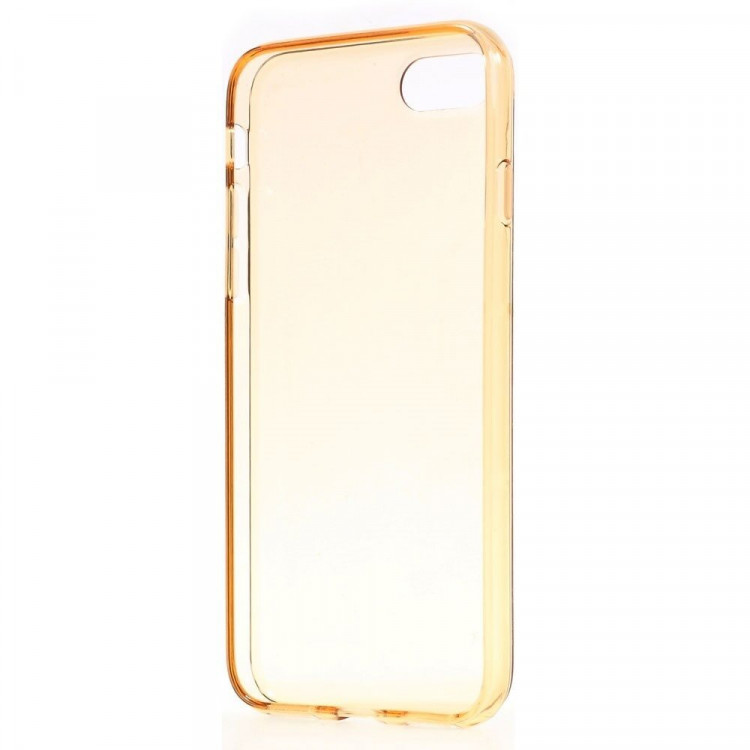 Силиконовый TPU чехол для iPhone 7 / iPhone 8 / iPhone SE (2020) / iPhone SE (2022) (золотой)