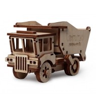 Конструктор 3D деревянный подвижный Lemmo Самосвал Сэм