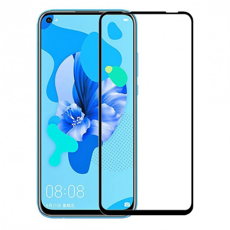 Защитное стекло 3D для Huawei Nova 5i Pro / Mate 30 Lite (черный)