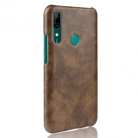 Кожаная накладка-чехол для Huawei P Smart Z / Honor 9X (STK-LX1) (коричневый)