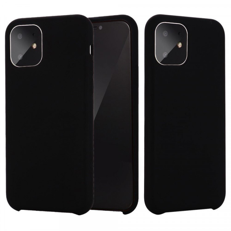 Силиконовый чехол Mobile Shell для iPhone 11 Pro (черный)