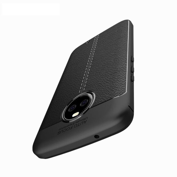Чехол-накладка Litchi Grain для Motorola Moto X4 (черный) Чехол-накладка Litchi Grain для Motorola Moto X4 (черный)