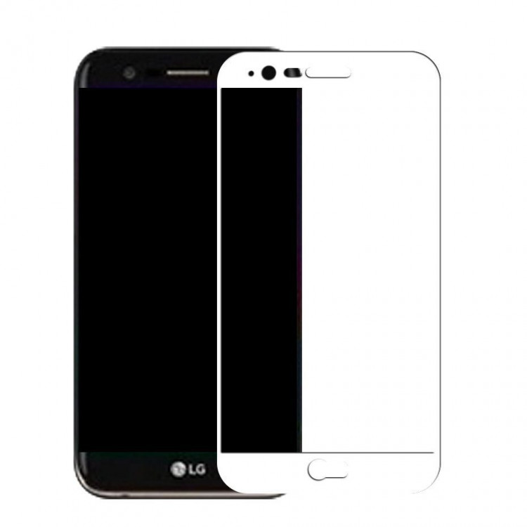 Защитное стекло 3D для LG Stylus 3 M400DY (белый)