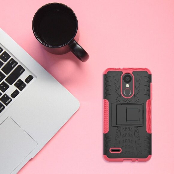 Чехол Hybrid Armor для LG K8 (2018) / K9 (черный + красный)