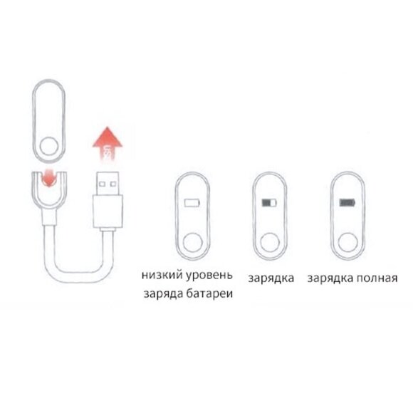Провод для зарядки фитнес браслета Xiaomi Mi Band 2 Провод для зарядки фитнес браслета Xiaomi Mi Band 2
