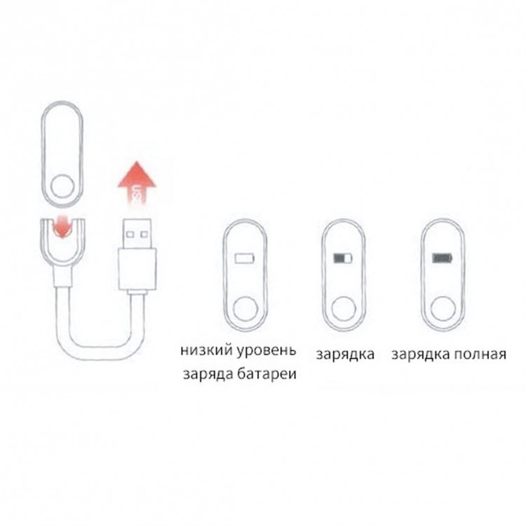 Провод для зарядки фитнес браслета Xiaomi Mi Band 2