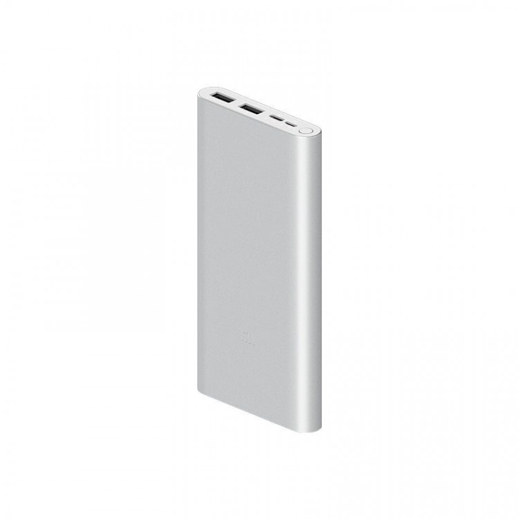 Внешний аккумулятор Xiaomi Power Bank 3 10000 mAh Fast Charge Dual USB (серебряный)