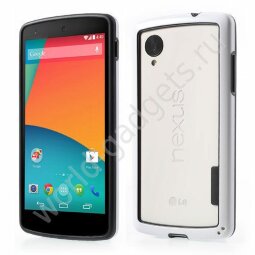 Бампер для LG Google Nexus 5 (белый)