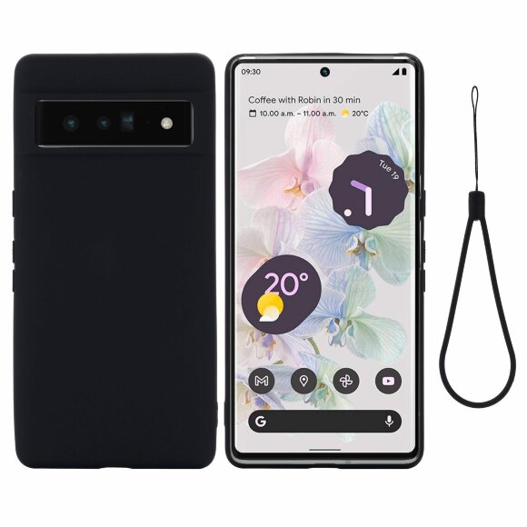 Силиконовый чехол Mobile Shell для Google Pixel 7 Pro (черный) Силиконовый чехол Mobile Shell для Google Pixel 7 Pro (черный)
