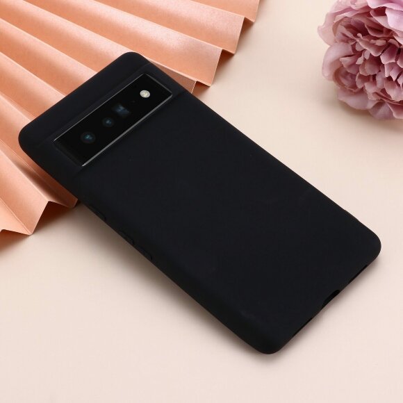 Силиконовый чехол Mobile Shell для Google Pixel 7 Pro (черный) Силиконовый чехол Mobile Shell для Google Pixel 7 Pro (черный)