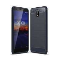 Чехол-накладка Carbon Fibre для Nokia 3.1 (темно-синий) Чехол-накладка Carbon Fibre для Nokia 3.1 (темно-синий)