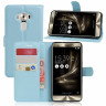 Чехол с визитницей для ASUS Zenfone 3 Deluxe ZS570KL (голубой)