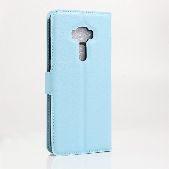 Чехол с визитницей для ASUS Zenfone 3 Deluxe ZS570KL (голубой) Чехол с визитницей для ASUS Zenfone 3 Deluxe ZS570KL (голубой)