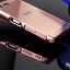 Алюминиевый бампер-чехол для Sony Xperia X Compact (розовое золото)