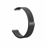 Браслет Миланская петля для Huawei Watch Fit Mini и часов с креплением 16мм (черный)