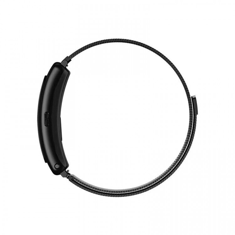 Браслет Миланская петля для Huawei Watch Fit Mini и часов с креплением 16мм (черный)