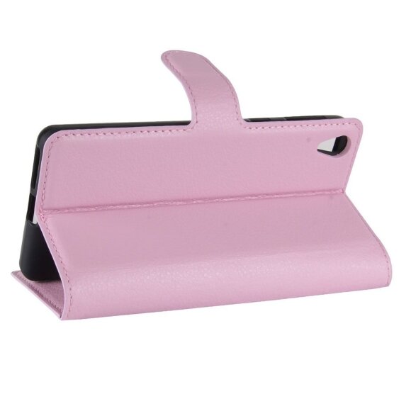 Чехол с визитницей для Sony Xperia XA1 Plus (розовый)