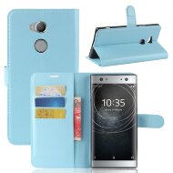 Чехол с визитницей для Sony Xperia XA2 Ultra (голубой) Чехол с визитницей для Sony Xperia XA2 Ultra (голубой)