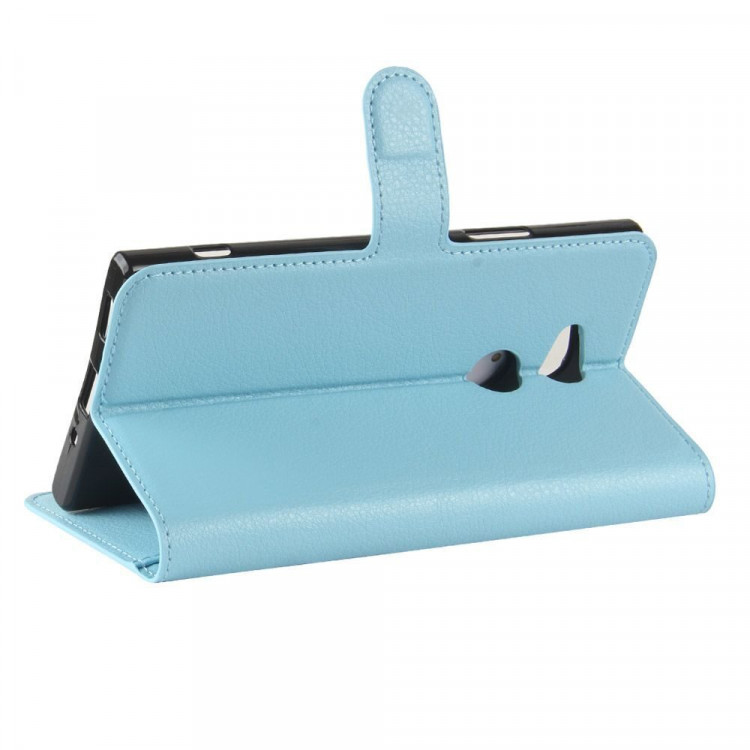 Чехол с визитницей для Sony Xperia XA2 Ultra (голубой)