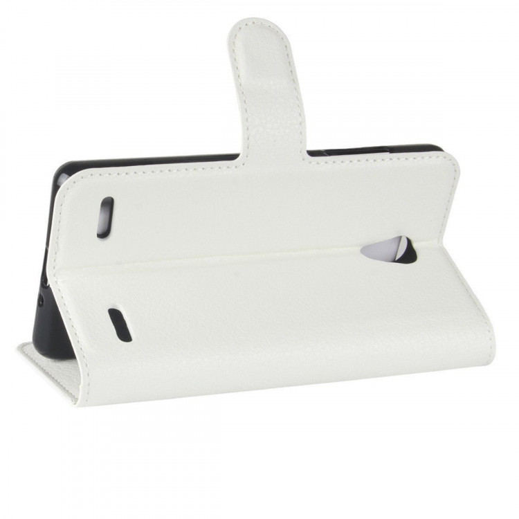 Чехол с визитницей для ZTE Blade A521 (белый)