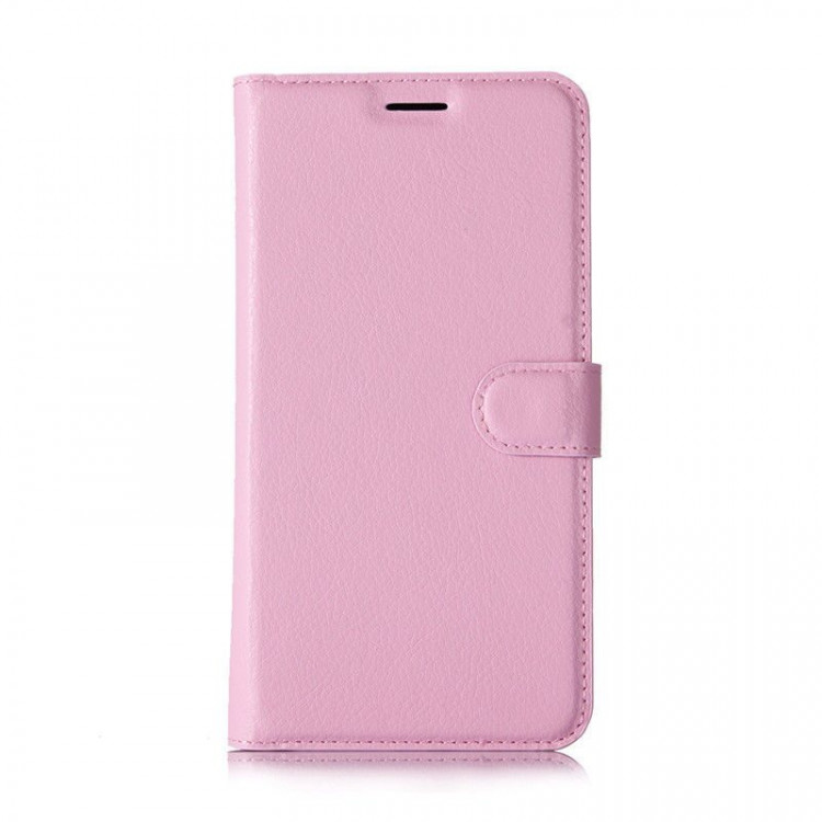 Чехол с визитницей для DOOGEE X7 Pro (розовый)