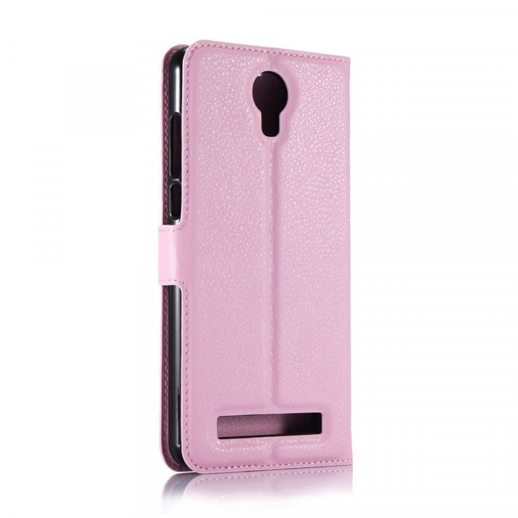 Чехол с визитницей для DOOGEE X7 Pro (розовый)