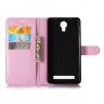 Чехол с визитницей для DOOGEE X7 Pro (розовый)