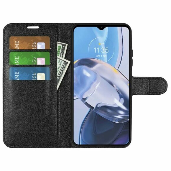 Чехол для Motorola Moto E22, Moto E22i (черный)