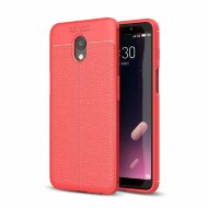 Чехол-накладка Litchi Grain для Meizu M6s (красный)
