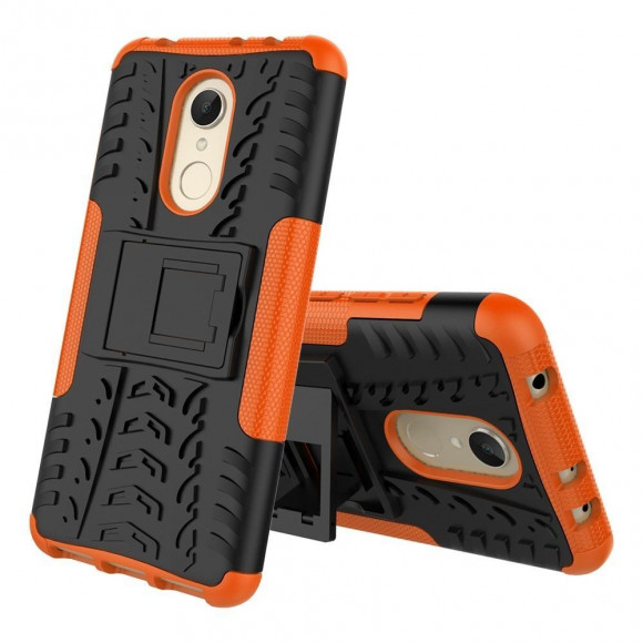Чехол Hybrid Armor для Xiaomi Redmi 5 (черный + оранжевый) Чехол Hybrid Armor для Xiaomi Redmi 5 (черный + оранжевый)