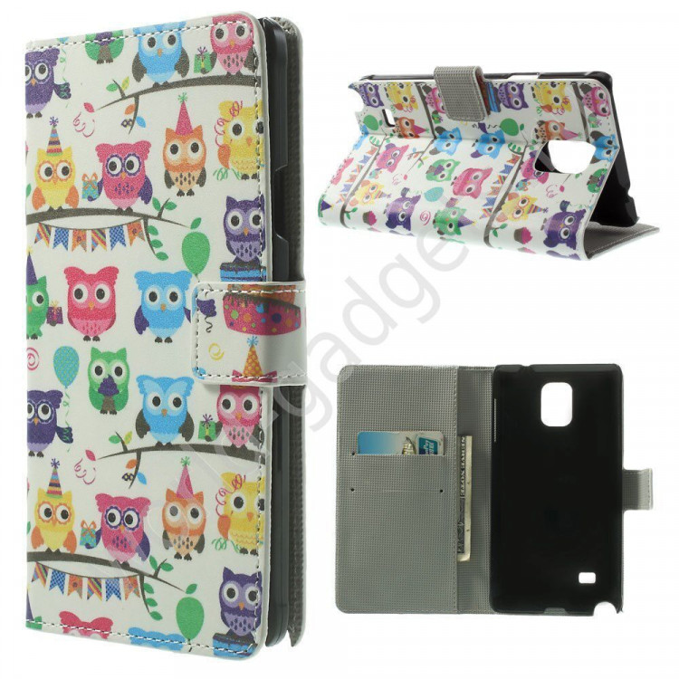 Чехол для Samsung Galaxy Note 4 (Совы)