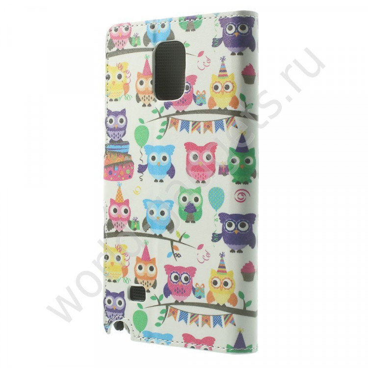 Чехол для Samsung Galaxy Note 4 (Совы)
