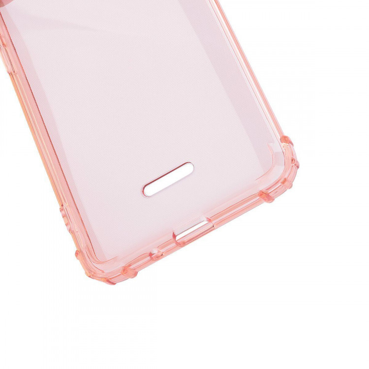 Силиконовый чехол с усиленными бортиками для Xiaomi Redmi 6 (розовый)