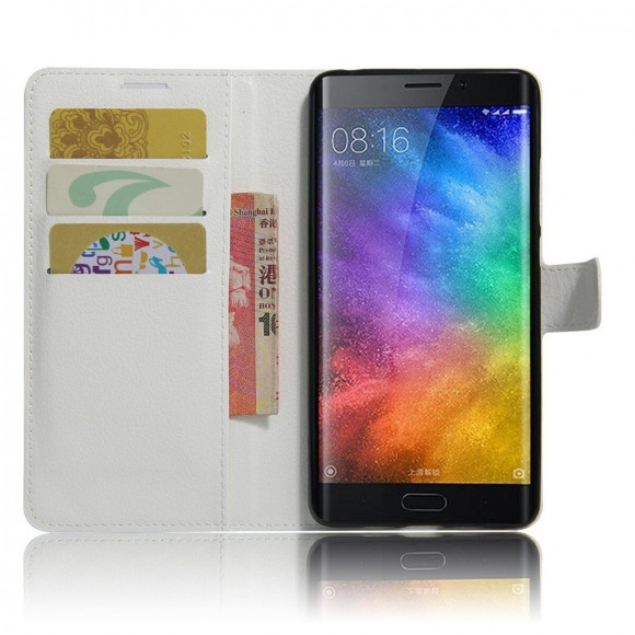 Чехол с визитницей для Xiaomi Mi Note 2 (белый)
