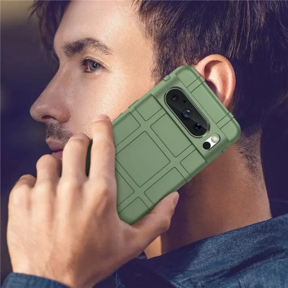 Чехол-накладка Shock-proof для Google Pixel 8 Pro (темно-зеленый)