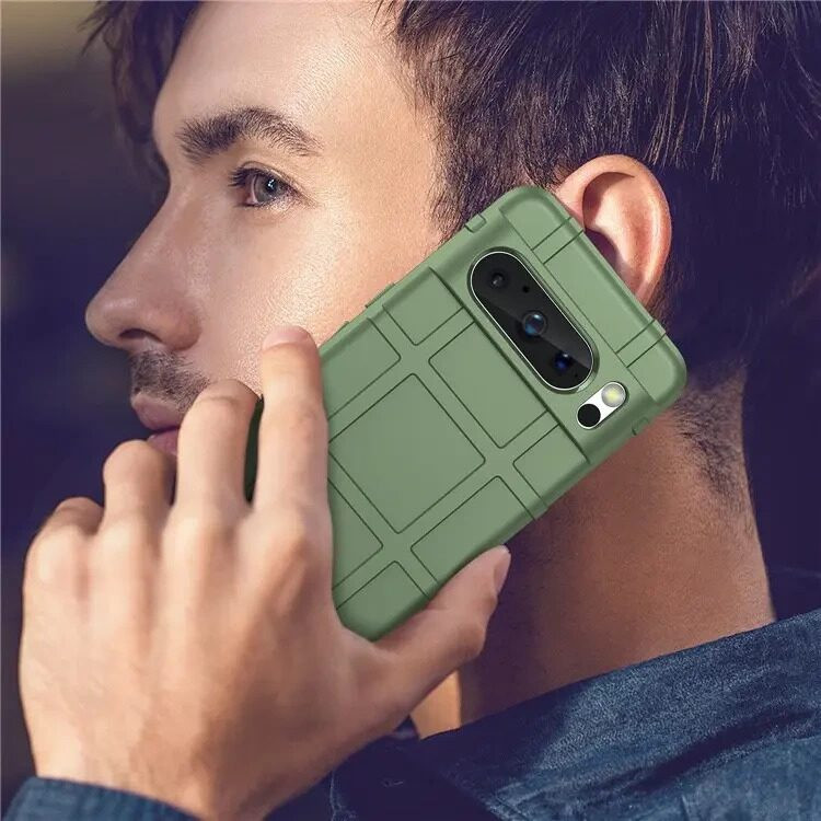 Чехол-накладка Shock-proof для Google Pixel 8 Pro (темно-зеленый)