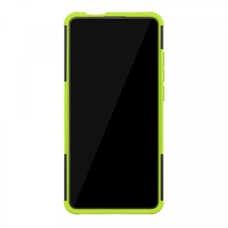 Чехол Hybrid Armor для Xiaomi Redmi K20 / Redmi K20 Pro / Xiaomi Mi 9T / Mi 9T Pro (черный + зеленый)