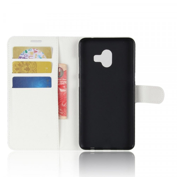 Чехол с визитницей для Samsung Galaxy C10 (белый)