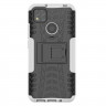 Чехол Hybrid Armor для Xiaomi Redmi 9C (черный + белый)