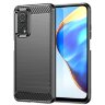Чехол-накладка Carbon Fibre для Xiaomi Mi 10T 5G / Mi 10T Pro 5G / Redmi K30S (черный)