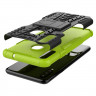 Чехол Hybrid Armor для Samsung Galaxy A20s (черный + зеленый)