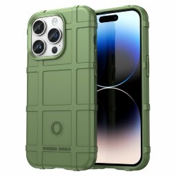 Чехол-накладка Shock-proof для iPhone 15 Pro (зеленый)