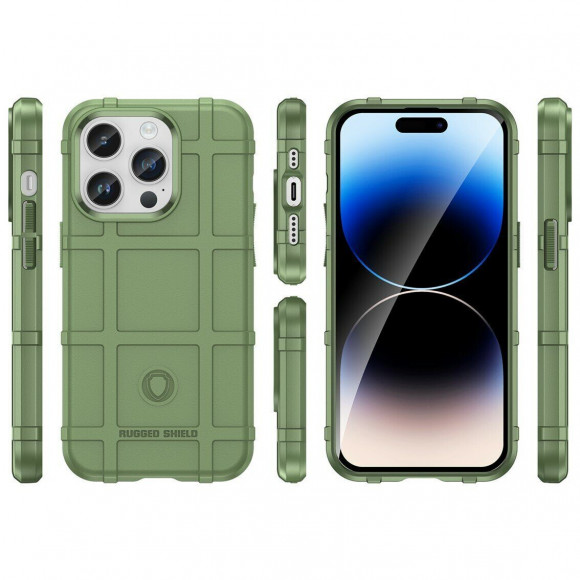 Чехол-накладка Shock-proof для iPhone 15 Pro (зеленый) Чехол-накладка Shock-proof для iPhone 15 Pro (зеленый)