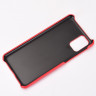 Кожаная накладка-чехол для Samsung Galaxy M31s (красный)