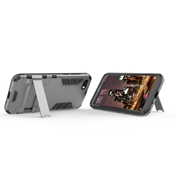 Чехол Duty Armor для Huawei Y5 Prime (2018) / Y5 lite (2018) / Huawei Honor 7A (DUA-L22) Российская версия (серый)