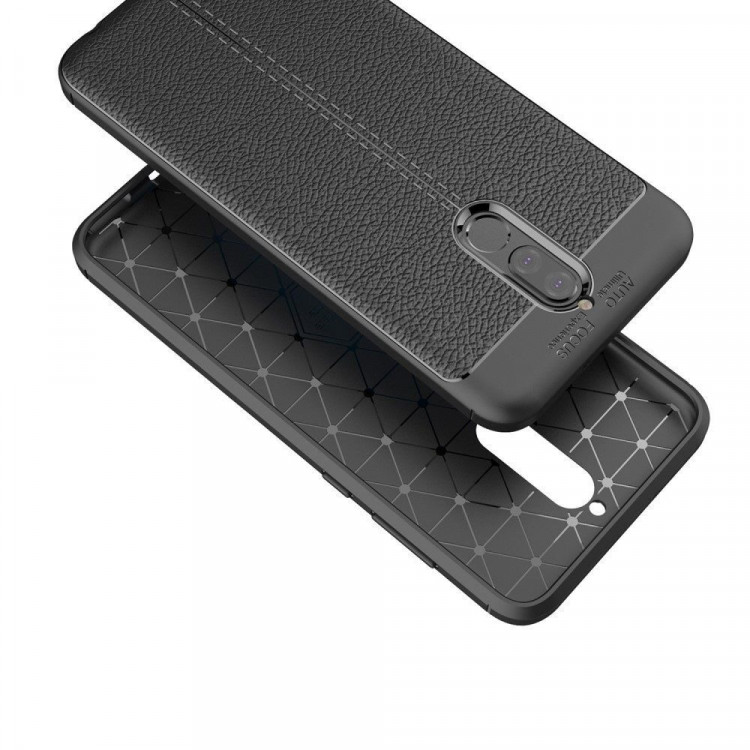 Чехол-накладка Litchi Grain для Huawei Mate 10 Lite / Nova 2i (красный)