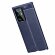 Чехол-накладка Litchi Grain для Samsung Galaxy Note 20 Ultra (темно-синий)